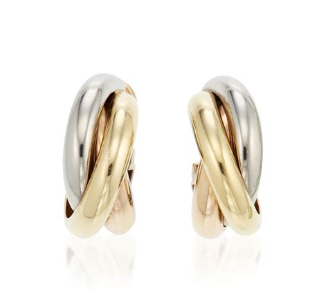 cartier trinity earings|cartier trinity ring for sale.